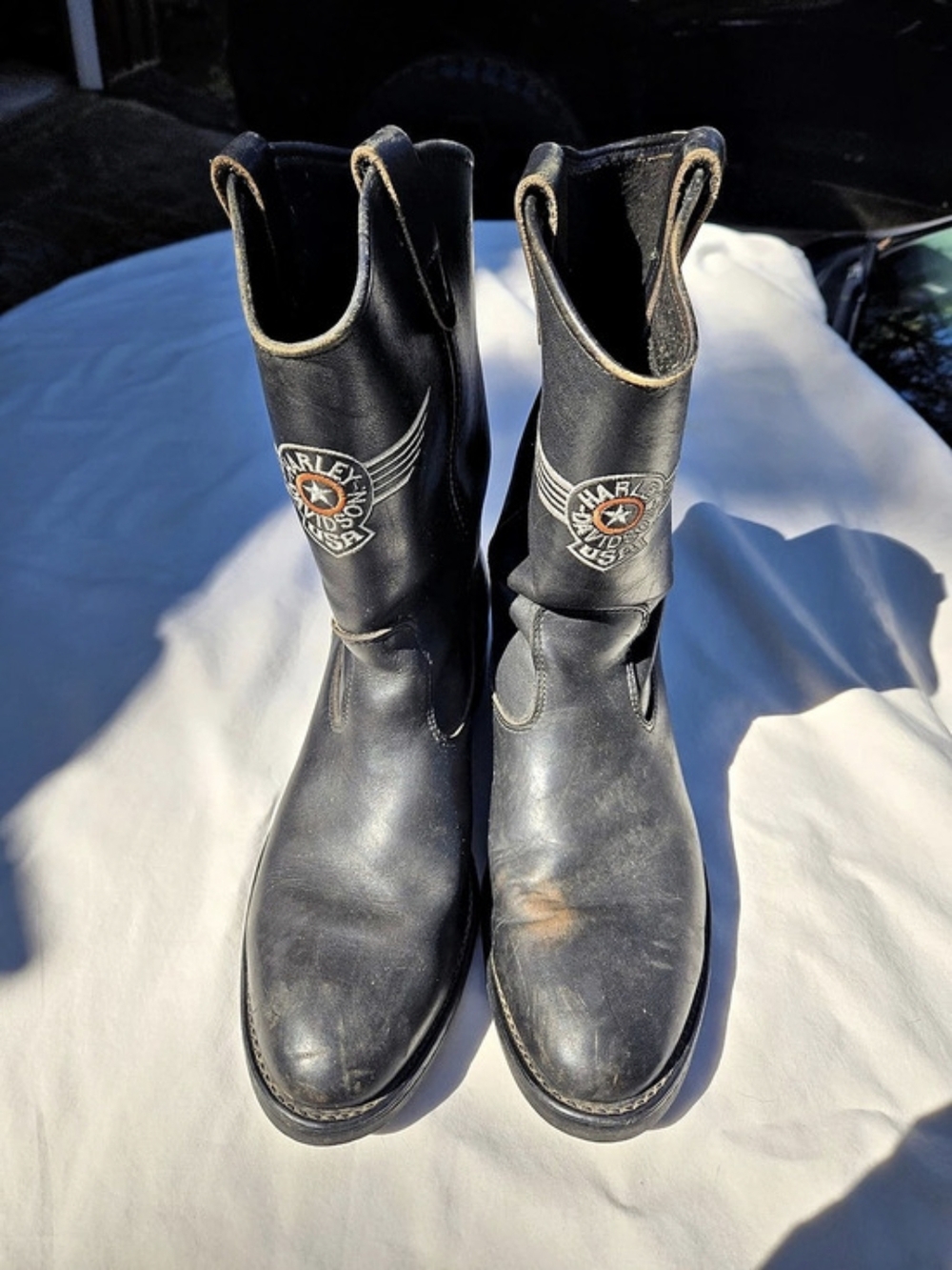 Harley-Davidson Riley Leather Western Boots US 10.5 D